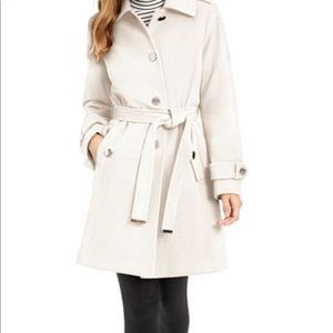 Michael Kors cream colored coat